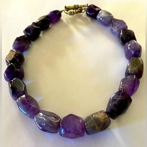 Amethyst stone necklace